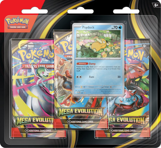 Pokemon: Mega Evolution ME1 3 Pack Blister